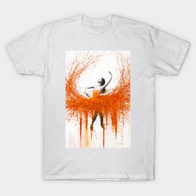 Dancing With Fire T-Shirt by AshvinHarrison